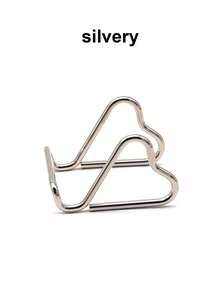 Heart-Shaped Metal Phone Stand, Multifunctional Universal Irregular Phone Holder, Sturdy And Durable, Business Card/Card Display Stand, Hands-Free Slouchy Viewing Stand For Streaming, Video Calls, And Desktop Aesthetics - Multicolor - View 9