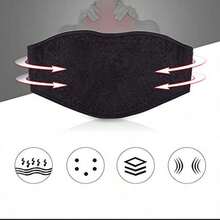 Heated Neck Massager, Adjustable Warm Support, Relaxes And Stabilizes Neck Muscles - Black - View 5