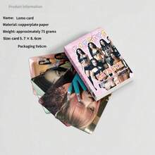 50张KATSEYE“The Beautiful Chaos”巡回演唱会全息双面Lomo卡片 - MANON YOONCHAE | 学生偶像应援高品质照片 | 必备Kpop音乐周边 - 彩色 - 查看 3