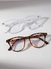 3 pares de gafas de lectura para computadora unisex, adecuadas para uso en computadora, juegos, TV y teléfono móvil - transparente - Ver 13