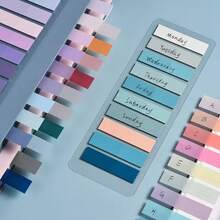 10 Packs Multi-Color Index Sticky Notes, 200 Sheets Total, Bright Page Markers For Office & Study, Essential Back-To-School Supplies - Multicolor - View 6