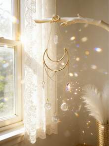 1 chiếc mặt dây chuyền pha lê hình mặt trời đôi mạ vàng, kiểu dáng tối giản phong cách Boho, dùng để treo cửa sổ, tạo cầu vồng và bắt giấc mơ, mặt dây chuyền hình cầu pha lê trong suốt, trang trí tường hình học lấp lánh, vật trang trí thiền định, trang trí phòng yoga, trang trí cửa sổ phòng ngủ, phòng khách, ban công, điểm nhấn nhà kiểu Boho, trang trí năng lượng tích cực, quà tặng tân gia, lăng kính chữa bệnh bằng pha lê, trang trí nhà kiểu Boho, trang trí phòng phù thủy, vật trang trí treo cửa sổ hình mặt trời lấp lánh. - Nhiều màu - Xem 6
