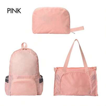< Adventure Activities >Dual-Purpose Foldable Travel Backpack Skin Bag Outdoor Sports Splash-Proof Hiking Lightweight Shoulder Bag Travel Bag - Waterproof Sports Outdoor Backpack