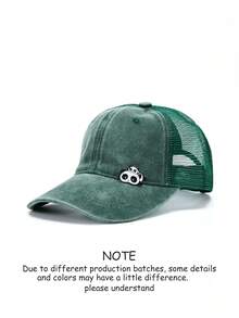 1pc Letter Slogan Street Style Embroidery Print UV Protection Sports Baseball Cap, Unisex Casual Everyday Wear - B - View 32