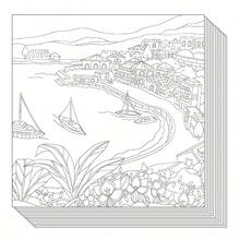 Landscape & Architecture Coloring Book For Women & Men, Famous Landmarks Around The World Coloring Book For Stress Relief, Relaxation, Mindfulness And Calming, Perfect Gift For Adults - Landscape Coloring Book - View 9