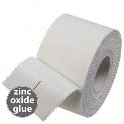 Fácil de rasgar, no deja residuos pegajosos, adecuado para los dedos, tobillos, muñecas y otros accesorios de fitness de los atletas (2.5cm*9.14m)