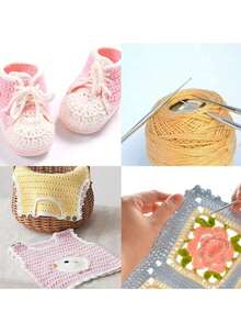 3支装不锈钢钩针，1.5毫米，美规8号，编织针，DIY手工毛线缝纫针，母亲节礼物，DIY编织工具 - 銀色 - 查看 6