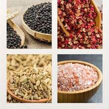 二合一不锈钢盐胡椒研磨器，无需电池 - 盐胡椒研磨器，手动两用研磨器，可从细磨到粗磨调节，非常适合露营或旅行，陶瓷刀片 - 厨房香料研磨器，厨房小工具 - 彩色 - 查看 5