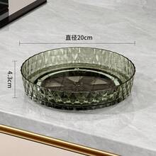 360°旋转收纳整理架，化妆品收纳架，化妆品展示托盘，浴室托盘，圆形旋转托盘 - 多功能塑料旋转收纳托盘，调料架整理架，适用于浴室、厨房、梳妆台 - 口红、化妆品、护肤品、调料收纳架，节日送礼佳品，使用方便，整理桌面空间 - 查看 17