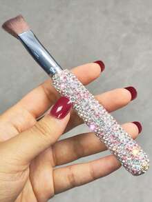 钻石镶嵌斜角轮廓高光刷，提亮泪沟刷，眼部遮瑕刷，无痕化妆刷 - 彩色 - 查看 9