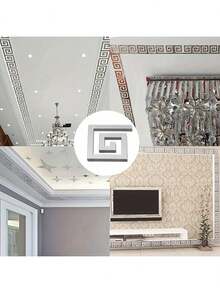 20pcs Adhesive Mirror Sticker Set - Multi-Functional 1.97/3.94 Inch Size, Easily Create Home Decorations, Perfectly Suitable For Living Rooms, Bedrooms, Cabinet Edges And Windows. Wall Stickers, Vinyl Stickers, Home Decorations, Spring Decoration. - Waistline - View 7