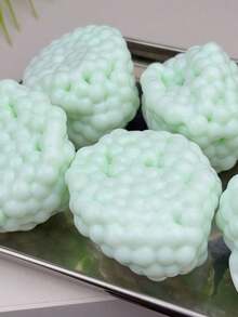 1 quả bóng màu xanh lá cây thủ công, mềm dẻo, thích hợp để làm đồ chơi sáng tạo, dùng trong các buổi họp mặt gia đình, lễ hội, Eid, Carnival, Lễ Phục Sinh. Bóng giảm căng thẳng màu xanh lá cây thủ công với hạt bắp rang bơ - Đồ chơi thư giãn ASMR. - Nhiều màu - Xem 7