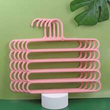 1pc Multi-Functional Scarf Rack, 5-Tier Plastic Non-Slip Scarf/Shawl Organizer Holder - Multicolor - View 15