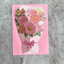 4件套母亲节礼品盒，尺寸分别为20*12*7厘米（饼干/糖果盒）、22*15*7厘米（蛋糕盒）、花形贺卡、透明窗口甜点盒，适合节日派对，可装甜甜圈、迷你蛋糕、糕点、糖果等。 - 紙本 - 查看 11