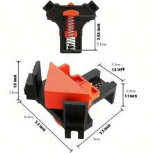 4PCS 90 Degree Corner Clamps For Woodworking, Fast Adjustable Quick Spring Loaded Woodworking Clamps,Cabinets,Photo Framing - A - View 2