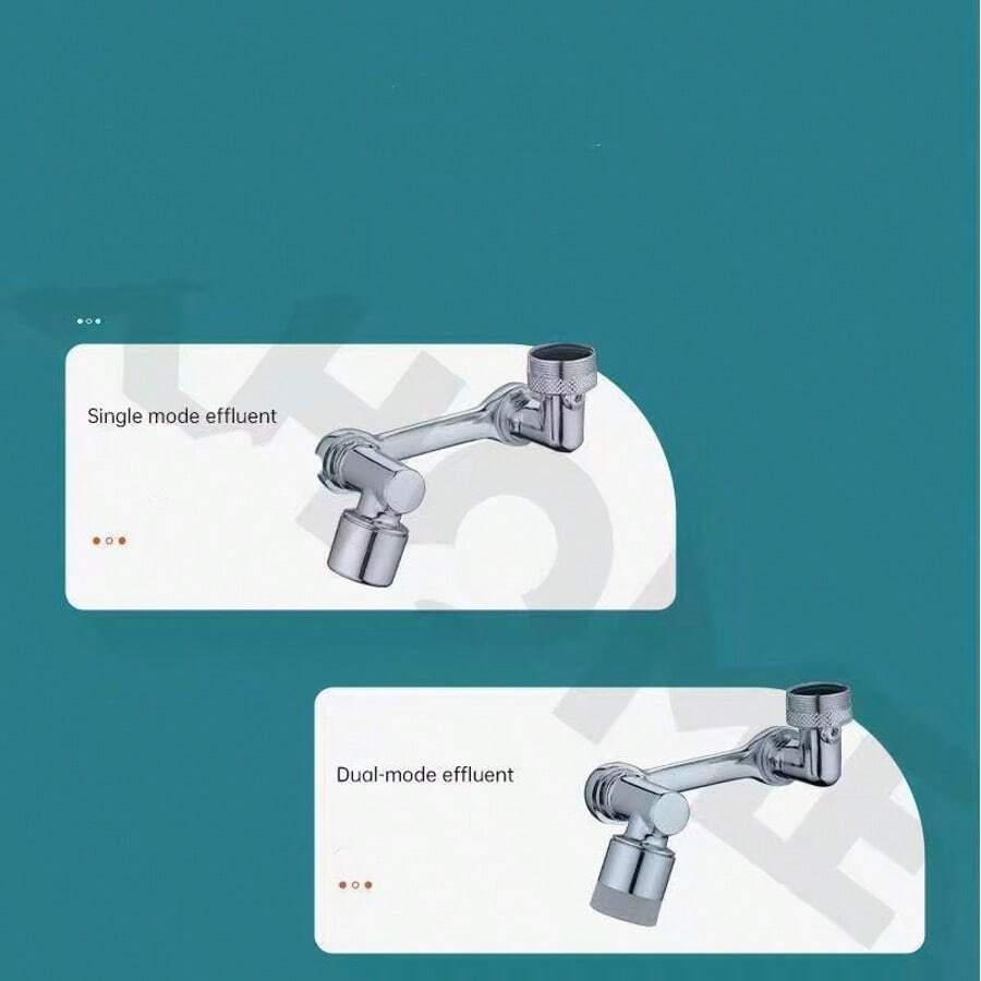Rotating 1080 Degrees Universal Mechanical Arm Faucet For Bathroom Extension To Prevent Splashing And Extend The Rotation Of The Foaming Device