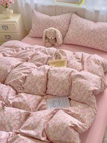 3件套加厚涤纶复古格子印花床上用品套装,适合男孩/女孩宿舍,拉链封口,四季皆宜,柔软透气,适用于宿舍床、单人床、双人床、特大号床,可机洗(1个被套,2个枕套,不含填充物) - 彩色 - 查看 2