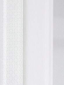 白色磁性蚊帐帘，免打孔自粘式磁性纱门，家用，安装简便，卧室隔断帘，自动闭合 - 白色左開 - 查看 4