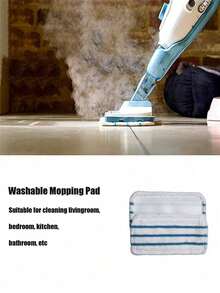 1pc/2pcs Replacement Cleaning Pads Compatible With Steam Mop FSM1610 1630, 1300 Mop Cloths, 1321 Microfiber Pads, Suitable For Kitchen, Dining Room, Bedroom, Hotel, Convenient To Use - Mop 1pc - View 4