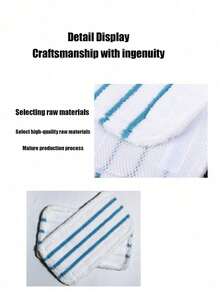 1pc/2pcs Replacement Cleaning Pads Compatible With Steam Mop FSM1610 1630, 1300 Mop Cloths, 1321 Microfiber Pads, Suitable For Kitchen, Dining Room, Bedroom, Hotel, Convenient To Use - Mop 1pc - View 3