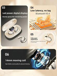 High-Quality Noise-Canceling Bluetooth Headphones For Immersive Music Listening, With Extended Battery Life, Compact Size, And Wireless Design - Nhiều màu - Xem 5