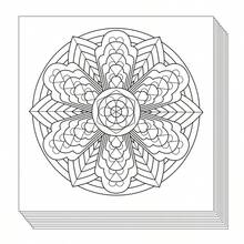 Mandala Coloring Book For Adults, Anti-Stress Floral Pattern Art Workbook, 24 Pages Of Intricate Circle Designs For Relaxation & Mindfulness, Creative Gift For Women Men Teens - Mandalas Coloring Book - View 11