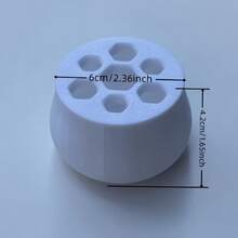 1pc Garlic, Green Onion, Home Gardening, Hydroponics, Chives Garlic Green Onion Regrow Farm, Black & White Cover Set Easy To Distinguish Reusable, Abundant Planting, Regenerative Planter, Simple Home Operation Cyclic Harvest, Soil-Free Hydroponic Box, Grow Well Regardless Of Season - Reusable - 7 Holes - View 2