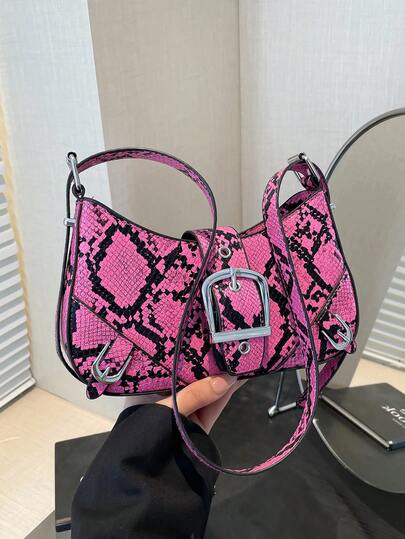 Túi hình lưỡi liềm bằng da PU họa tiết da rắn 2026: Túi đeo vai khóa kim loại cho phong cách thường ngày và dự tiệc. Túi xách hình lưỡi liềm in họa tiết da rắn thanh lịch: Túi da PU nhiều lớp, món quà lý tưởng cho mẹ và giáo viên. Túi hình lưỡi liềm họa tiết da rắn sang trọng: Túi đeo chéo kiểu Nhật Bản - Hàn Quốc cho công sở và giải trí. Túi hình lưỡi liềm bằng da PU họa tiết da rắn mới về: Thiết kế khóa kim loại, thích hợp làm quà tặng ngày lễ và sử dụng hàng ngày. Túi đeo vai hình lưỡi liềm họa tiết da rắn thời trang: Túi xách mini đa năng cho du lịch và công sở.