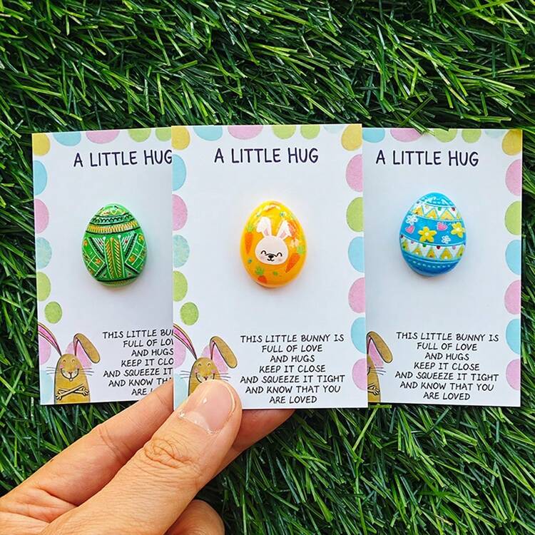 Cute Easter Egg Resin Holiday Gift Set, Easter Gifts, Easter Party Teacher Friend Family Gifts - View 6