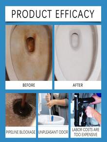 Jarrary Toilet Cleaner - For Cleaning Stains On The Inner Walls Of Ceramic Toilets In Family Bathrooms, Daily Household Cleaning - Liquid - View 6