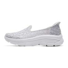 Skechers Women's Casual Shoes, MODERN COMFORT Series Women's Casual Shoes, Everyday Casual Outdoor Sports Minimalist Comfortable Panda Shoes 158858-LGY - Light Grey - View 1