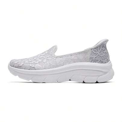 Skechers Giày nữ buộc dây kiểu dáng thường ngày, dòng MODERN COMFORT, giày thể thao ngoài trời tối giản cho du lịch 158858-LGY