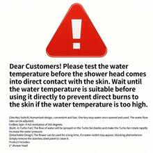 1pc Silver Shower Head With 3 Spray Settings, Adjustable Angle, Home Bathroom Accessory - H37 - View 10