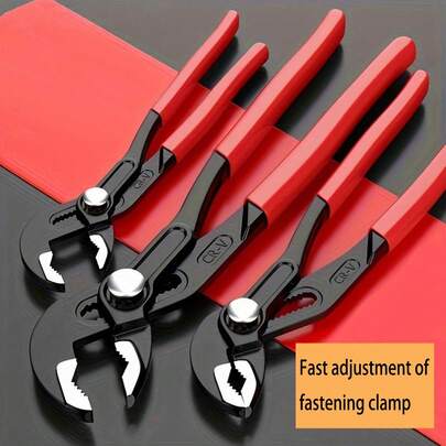 Çok Fonksiyonlu Boru Anahtarı, Üniversal Geniş Ağızlı Su Borusu Pensesi, Kayar Mafsallı Pense, Dil ve Oluklu Pense, Boru Anahtarı, Boru Kelepçesi, Çok Yönlü Boru Anahtarı