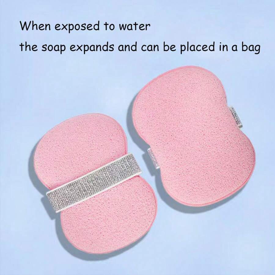 Soap Bag, Bath Sponge, Household Style, Bath Ball, Cleaning, Super Soft, Bath Flower, Scrubbing, Foaming Sponge - View 1