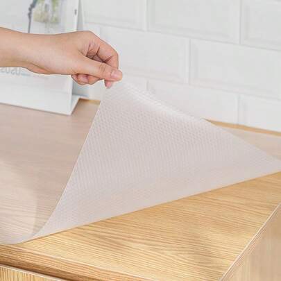 4pcs Washable Waterproof Anti-Oil Refrigerator Mats, Suitable For Refrigerator Shelves, Freezer Glass Shelves, Cabinet Drawers, Etc.