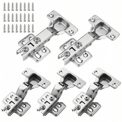 Hinges For Cabinet Doors, Pack Of 2, Soft Close Hinge With Hydraulic Spring Cabinet Chain Doors, Kitchen Cabinet Hinges For Cupboard Door