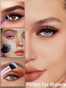 8/7/6/1件套专业化妆刷套装，高品质粉色化妆刷，含散粉刷，女士/女孩旅行化妆刷套装，包含腮红刷、散粉刷、遮瑕刷和眼影刷。打造完美妆容的必备工具，一套完整的化妆刷，绝佳的旅行礼物，专业化妆刷，完整化妆套装。 - 彩色 - 查看 4