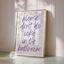 1pc 'Do Not Drink In The Bathroom' - Fun Bathroom Wall Sticker - A - View 4
