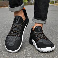 1双男士宽楦举重鞋,防滑轻便深蹲鞋,男士专业健身鞋,低帮休闲鞋,专业健身鞋,超宽圆头零落差赤足鞋 - 黑色 - 查看 11