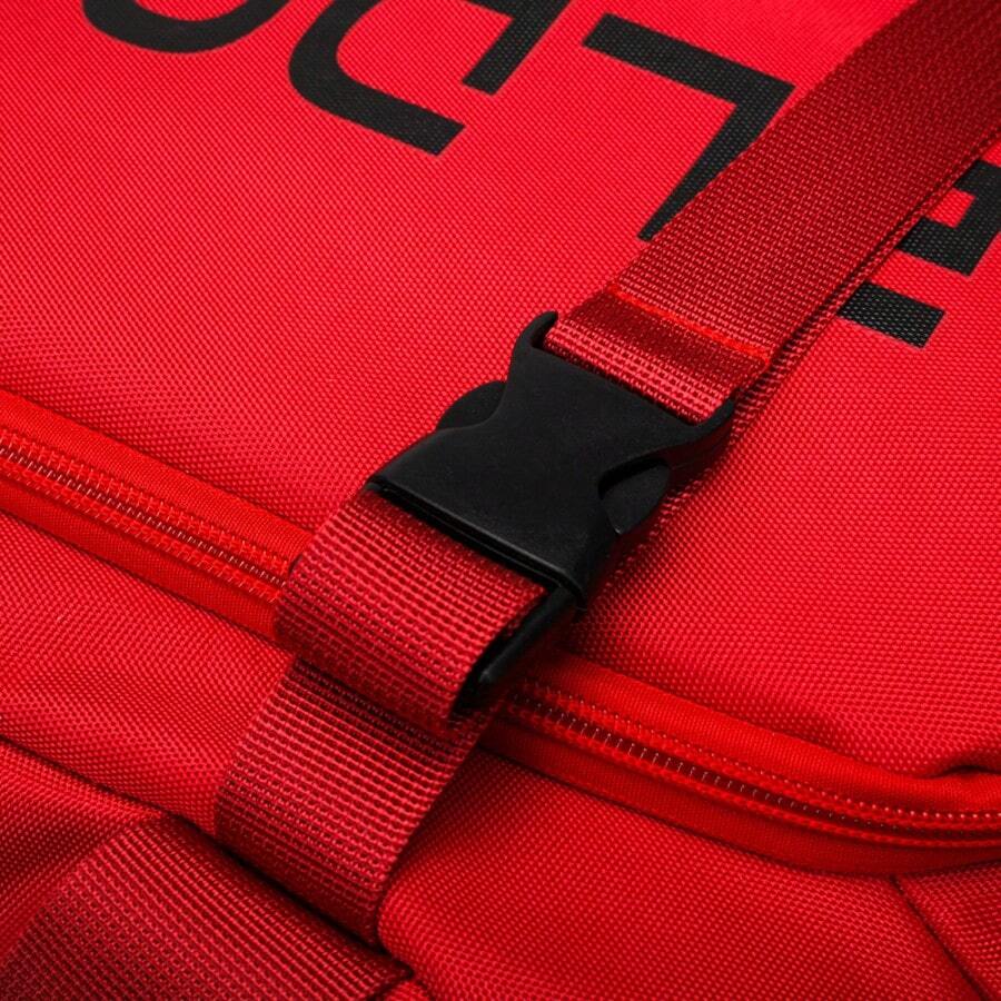 BLDO Red Backpack | Waterproof Nylon Unisex Student Backpack | Streetwear Style Daily Travel Rucksack - Multicolor - View 1