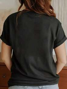 Tv Girl Tshirt, French Exit Album Tee, Cute Indie Band Tee, Gifts For Her, Lovers Rock Shirt, Tv Girvintage Clothes Women - 黑色 3 - 查看 4