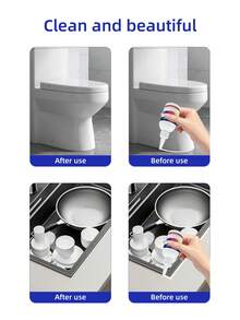 1pc Kitchen & Bathroom Waterproof Tile Grout Filler Sealant, Gold, Silver, White, Seam Filler, Waterproof Tile Gap Repair, Wall Stain Remover, Suitable For Walls And Bathrooms - White - View 5