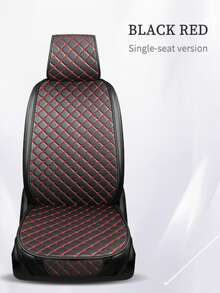 3pcs Universal Comfortable Leather Car Seat Cushion - Four Seasons Non-Slip, Star Stitched Front Seat + Backrest - Multicolor - View 8