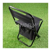 AU BLACK TACKLE BOX BAG CAMPING STOOL SEAT BOX RUCKSACK FISHING TACKLE SEAT BAG - Multicolor - View 4