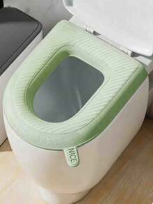 1 Set de Alfombra de Baño Gruesa e Impermeable, Juego de Almohadillas de Inodoro Lavables y de Secado Rápido, Incluye 10 Pastillas Perfumadas, Baño Fresco - Multicolor - Ver 8