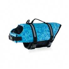 1pc Pet Life Jacket, Dog Swimming Vest, Summer Pet Water Clothes, Dog Anti-Drowning Clothes, Poodle Life Jacket, Dog Swimsuit, Pet Buoyancy Clothes, Pet Supplies, Suitable For Medium And Small Cats And Dogs - Multicolor - View 12