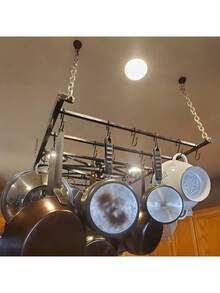 8/18 件重型 S 形挂钩，带安全锁杆 - 多用途挂钩，用于壁橱整理、厨房用具、锅碗瓢盆 - 耐用铁结构，节省空间的设计，高效存储，厨房整理 | 时尚金属挂钩 | 坚固的铁挂钩，厨房挂钩 - 彩色 - 查看 6