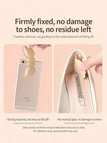Heel Grip Pads For High Heels, Anti-Slip And Anti-Chafing Heel Cushions, Thickened Half-Size Inserts For Women's Shoes, Adjusts Shoes That Are One Size Too Large - A-thick Version + Thin Version - View 6