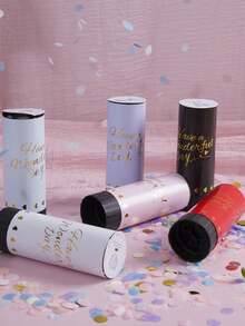 1/3/6pcs Mini Colorful Paper Poppers Set, Suitable For Birthday Party, Handheld Flower Spray Adds Festive Atmosphere To Celebrations - View 8
